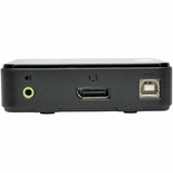 Eaton Tripp Lite Series 2-Port DisplayPort KVM Switch 4K 60 Hz with Audio, Cables and USB Peripheral Sharing — B004-DP2UA2-K