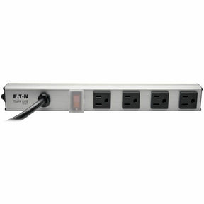 Eaton Tripp Lite Series 4-Outlet Power Strip, 6 ft. (1.83 m) Cord, 5-15P, 12 in. — PS120406