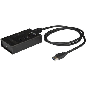 StarTech.com 4 Port USB 3.0 Hub - 1x USB-C & 3x USB-A - Mountable Metal USB Type-A Hub - 5Gbps USB 3.2 Gen 1 - Self Powered - BC 1.2 — HB30A3A1CST