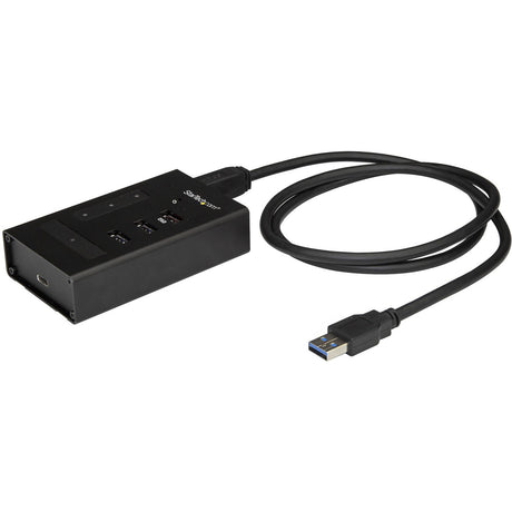 StarTech.com 4 Port USB 3.0 Hub - 1x USB-C & 3x USB-A - Mountable Metal USB Type-A Hub - 5Gbps USB 3.2 Gen 1 - Self Powered - BC 1.2 — HB30A3A1CST