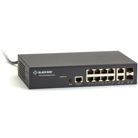 Black Box Gigabit Managed Ethernet Switch - 10-Ports — LGB1110A