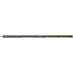 Eaton Managed rack PDU, 0U, 5-20P, L5-20P input, 1.92 kW max, 120V, 16A, 10 ft cord, Black, Single-phase, Outlets: (24) 5-20R — EMA114-10
