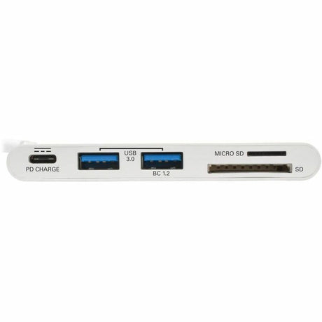 Eaton Tripp Lite Series USB-C Multiport Adapter, USB 3.x (5Gbps), USB-A/C Hub Ports, Card Reader and 60W PD Charging, White — U460-002-2AM-C