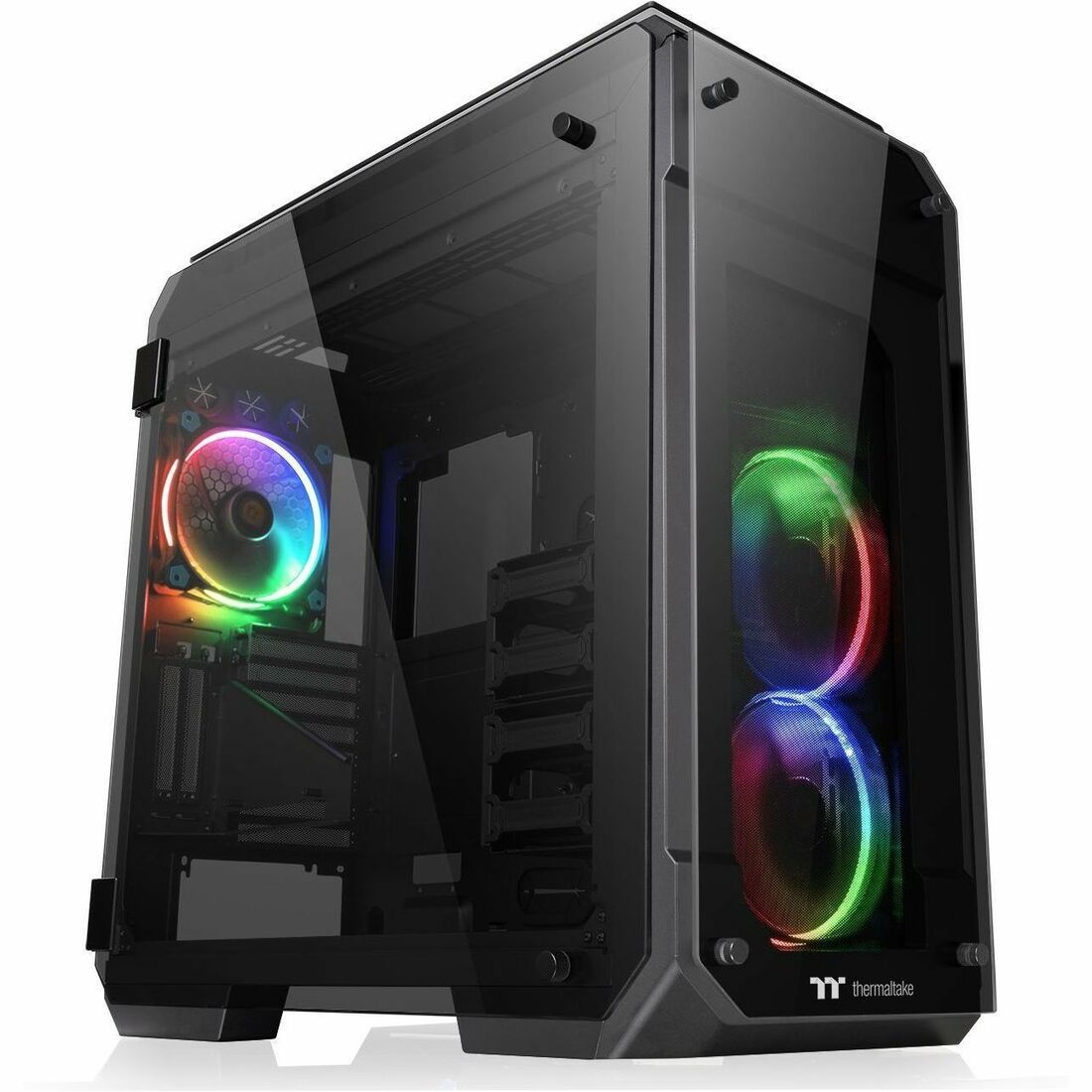 Thermaltake View 71 Tempered Glass RGB Edition Full Tower Chassis — CA-1I7-00F1WN-01