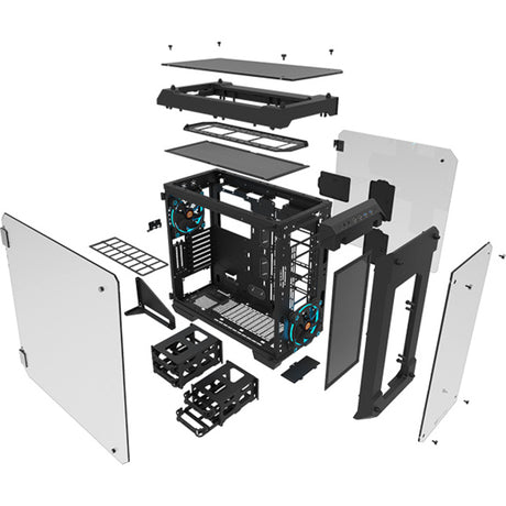 Thermaltake View 71 Tempered Glass RGB Edition Full Tower Chassis — CA-1I7-00F1WN-01
