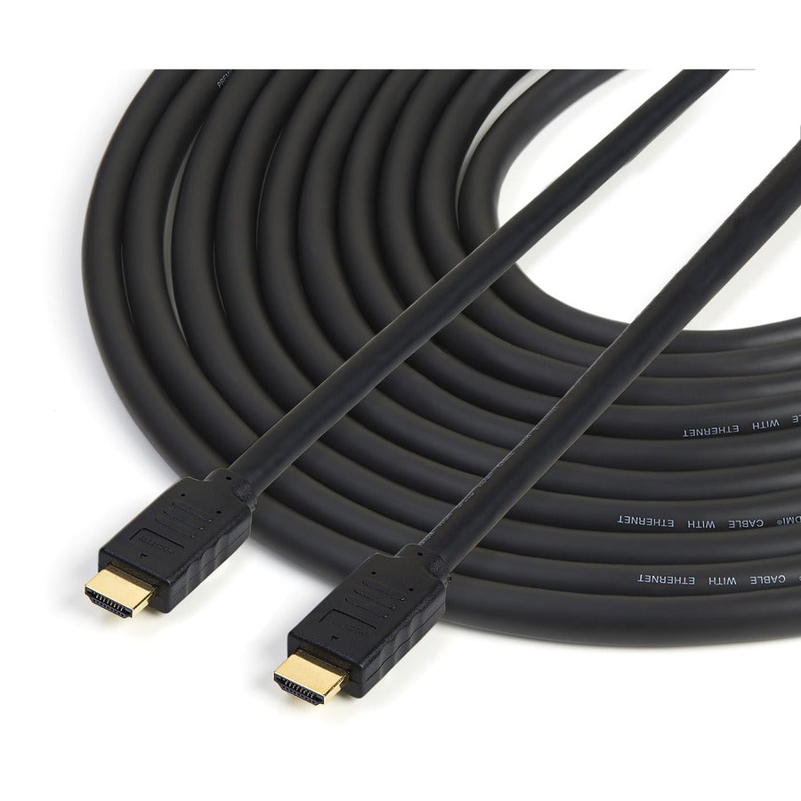 StarTech.com 50ft (15m) HDMI 2.0 Cable - 4K 60Hz UHD Active High Speed HDMI Cable - CL2 Rated for In Wall Install - Durable - HDR, 18Gbps — HD2MM15MA