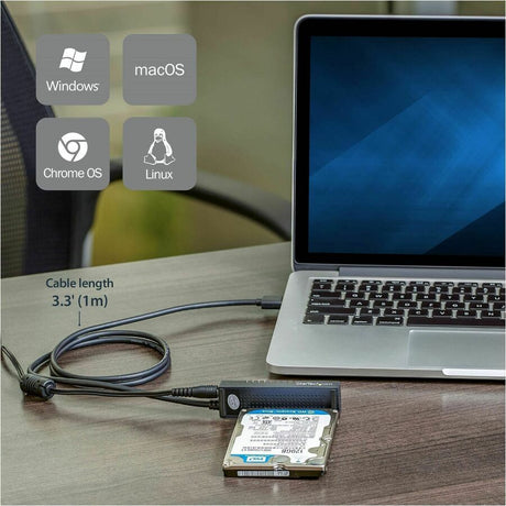 StarTech.com SATA to USB Cable - USB 3.1 10Gbps - 2.5 / 3.5 SATA SSD HDD - SATA to USB Adapter Cable - USB 3.1 to SATA Cable — USB312SAT3
