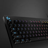 Logitech G213 Prodigy Gaming Keyboard - Wired RGB Backlit Keyboard with Mech-dome Keys, Palm Rest, Adjustable Feet, Media Controls, USB, Compatible with Windows — 920-008083