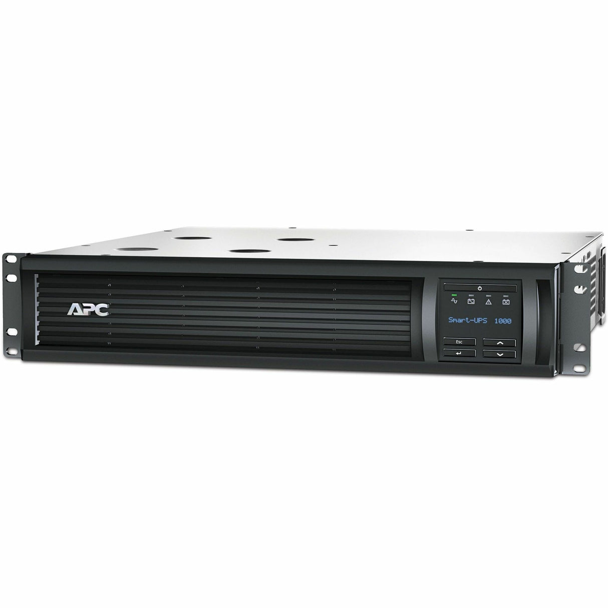 APC Smart-UPS, Line Interactive, 1000VA, Rackmount 2U, 120V, 6x NEMA 5-15R outlets, SmartConnect Port+SmartSlot, AVR, LCD — SMT1000RM2UC