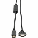 Eaton Tripp Lite Series HDMI to VGA Active Adapter Cable (HDMI to Low-Profile HD15 M/M), 6 ft. (1.8 m), TAA — P566-006-VGA