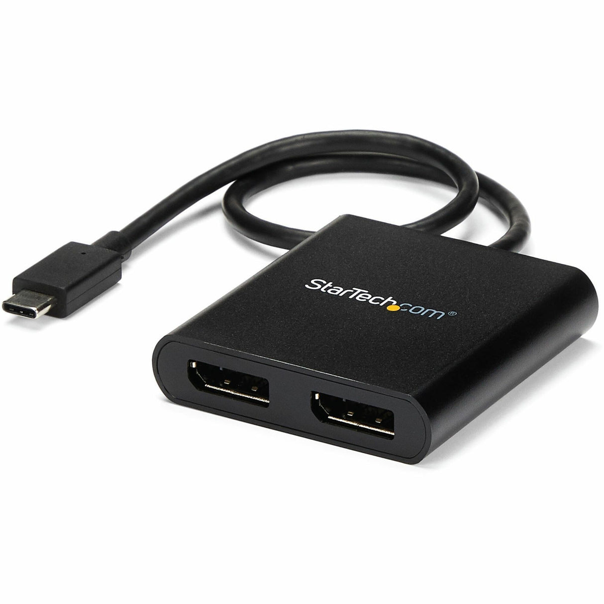 StarTech.com USB-C to Dual DisplayPort 1.2 Adapter, USB Type-C Multi-Monitor MST Hub, Dual 4K 30Hz DP Display Extender/Splitter, Windows — MSTCDP122DP