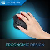 Adesso iMouse T40 Wireless Programmable Ergonomic Trackball Mouse — iMouse T40