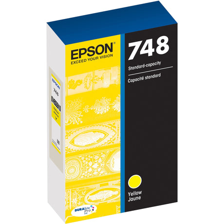 Epson DURABrite Pro 748 Original Standard Yield Inkjet Ink Cartridge - Yellow - 1 Each — T748420