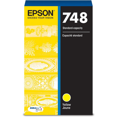 Epson DURABrite Pro 748 Original Standard Yield Inkjet Ink Cartridge - Yellow - 1 Each — T748420
