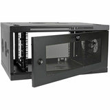 Eaton Tripp Lite Series SmartRack 6U Low-Profile Switch-Depth-Plus Wall-Mount Mini Rack Enclosure, Wide — SRW6UDPVRT