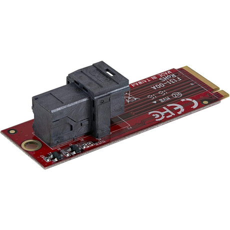 StarTech.com U.2 to M.2 Adapter for U.2 NVMe SSD - M.2 PCIe x4 Host Interface - U.2 SSD SFF-8643 Adapter - M2 PCIe Adapter - U.2 Drive Adapter — M2E4SFF8643
