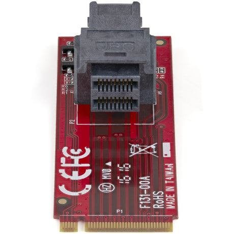 StarTech.com U.2 to M.2 Adapter for U.2 NVMe SSD - M.2 PCIe x4 Host Interface - U.2 SSD SFF-8643 Adapter - M2 PCIe Adapter - U.2 Drive Adapter — M2E4SFF8643