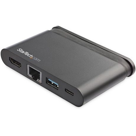 StarTech.com USB C Multiport Adapter - USB-C Travel Dock to 4K HDMI, 100W PD 3.0 Pass-Through, USB-A USB-C, GbE - Portable USB Type-C Dock — DKT30CHCPD