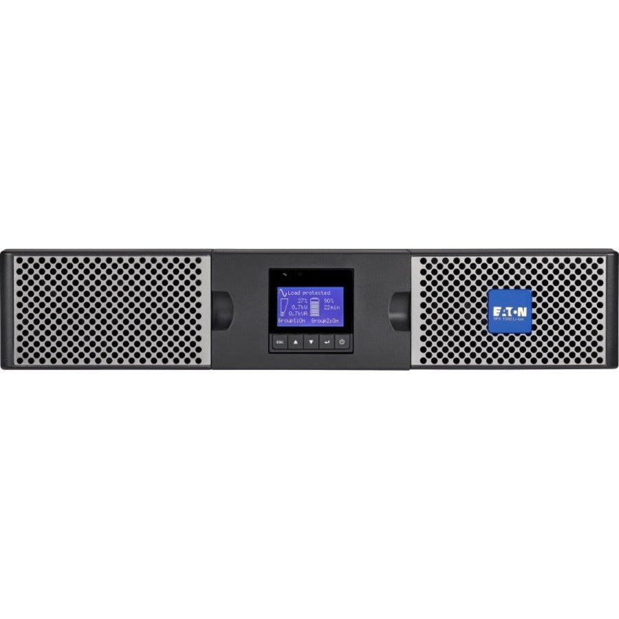 Eaton 9PX 1500VA 1350W 120V Online Double-Conversion UPS - 5-15P, 8x 5-15R Outlets, Lithium-ion Battery, Cybersecure Network Card Option, 2U Rack/Tower — 9PX1500RT-L