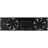 Eaton Tripp Lite Series 3U Digital Temperature Sensor with 2 12VDC High-Performance Fans, Blanking Panel, LCD — SRFAN3UTEMP