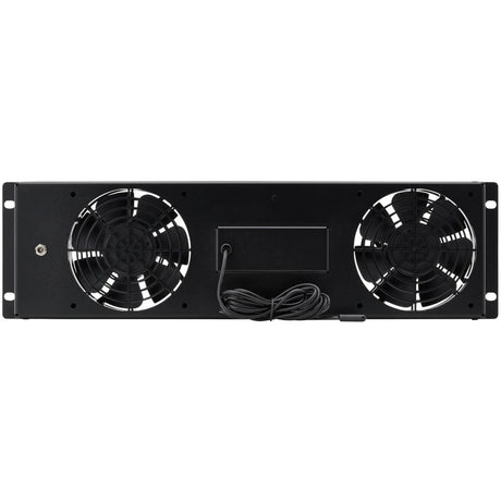 Eaton Tripp Lite Series 3U Digital Temperature Sensor with 2 12VDC High-Performance Fans, Blanking Panel, LCD — SRFAN3UTEMP