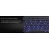 Adesso Large Print Illuminated Desktop Keyboard — AKB-139EB