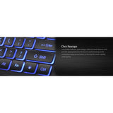Adesso Large Print Illuminated Desktop Keyboard — AKB-139EB