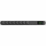 Eaton Tripp Lite Series 1.92kW 120V Single-Phase ATS/Local Metered PDU - 16 5-15/20R Outlets, Dual L5-20P/5-20P Inputs, 12 ft. Cords, 1U, TAA — PDUMH20ATS