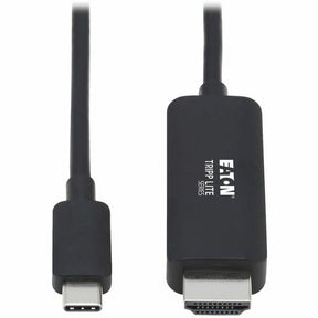 Eaton Tripp Lite Series USB-C to HDMI Adapter Cable (M/M), 4K, 4:4:4, Thunderbolt 3 Compatible, Black, 3 ft. (0.9 m) — U444-003-HBE