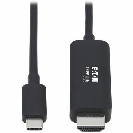 Eaton Tripp Lite Series USB-C to HDMI Adapter Cable (M/M), 4K, 4:4:4, Thunderbolt 3 Compatible, Black, 3 ft. (0.9 m) — U444-003-HBE
