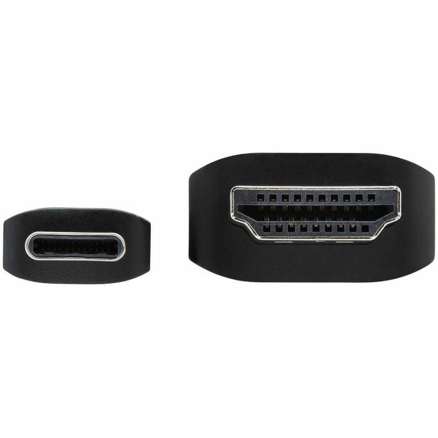 Eaton Tripp Lite Series USB-C to HDMI Adapter Cable (M/M), 4K, 4:4:4, Thunderbolt 3 Compatible, Black, 3 ft. (0.9 m) — U444-003-HBE