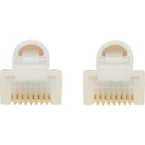 Eaton Tripp Lite Series Safe-IT Cat6a 10G Snagless Antibacterial S/FTP Ethernet Cable (RJ45 M/M), PoE, White, 7 ft. (2.13 m), TAA — N262AB-007-WH