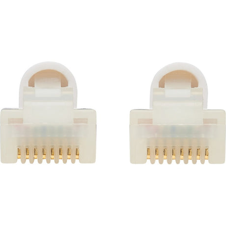 Eaton Tripp Lite Series Safe-IT Cat6a 10G Snagless Antibacterial S/FTP Ethernet Cable (RJ45 M/M), PoE, White, 7 ft. (2.13 m), TAA — N262AB-007-WH