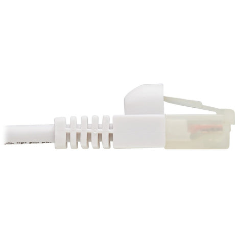 Eaton Tripp Lite Series Safe-IT Cat6a 10G Snagless Antibacterial S/FTP Ethernet Cable (RJ45 M/M), PoE, White, 7 ft. (2.13 m), TAA — N262AB-007-WH