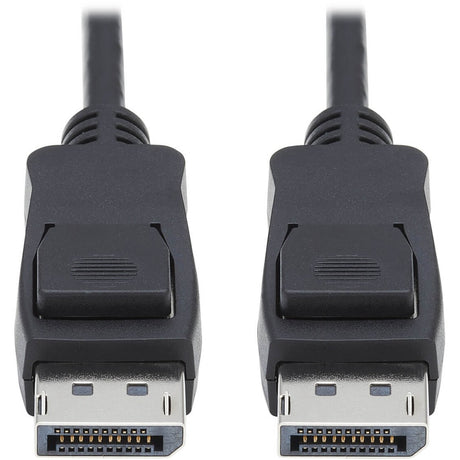 Eaton Tripp Lite Series DisplayPort 1.4 Cable with Latching Connectors, 8K (M/M), Black, 1 ft. (0.31 m) — P580-001-V4