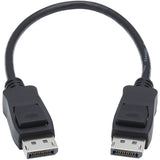 Eaton Tripp Lite Series DisplayPort 1.4 Cable with Latching Connectors, 8K (M/M), Black, 1 ft. (0.31 m) — P580-001-V4