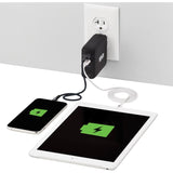 Eaton Tripp Lite Series Portable 5000mAh 2-Port Mobile Power Bank and USB Battery Wall Charger Combo - Direct Plug, Black — UPBW-05K0-1A1C