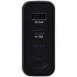 Eaton Tripp Lite Series Portable 5000mAh 2-Port Mobile Power Bank and USB Battery Wall Charger Combo - Direct Plug, Black — UPBW-05K0-1A1C