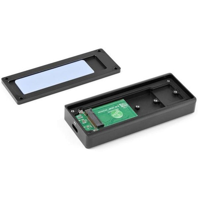 StarTech.com USB-C 10Gbps M.2 NVMe PCIe SSD Enclosure - 1GB/s Rugged Aluminum M.2 PCI Express M-Key Case IP67 Rated - Mac/PC — M2E1BRU31C