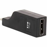 Eaton Tripp Lite Series USB-C to DisplayPort Vertical Adapter (M/F) - USB 3.1, Gen 1, Thunderbolt 3, 4K @ 60 Hz, Black — U444-000-DP4K6B