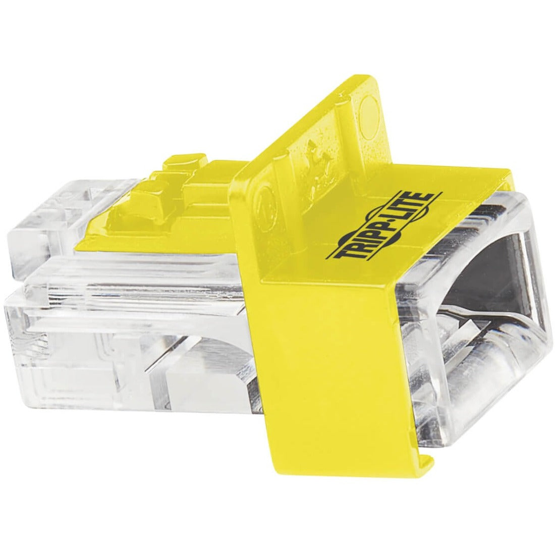 Eaton Tripp Lite Series Universal RJ45 Locking Inserts, Yellow, 10 Pack — N2LPLUG-010-YW