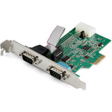 StarTech.com 2-port PCI Express RS232 Serial Adapter Card - PCIe to Dual Serial DB9 RS-232 Controller - 16950 UART - Windows and Linux — PEX2S953