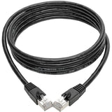 Eaton Tripp Lite Series Cat6a 10G Snagless Shielded STP Ethernet Cable (RJ45 M/M), PoE, Black, 8 ft. (2.43 m) — N262-008-BK