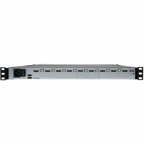 Eaton Tripp Lite Series 8-Port NetDirector DisplayPort KVM Switch Console with 17 in. LCD, Dual Rail, 1U Rack-Mount, TAA — B030-DP08-17D