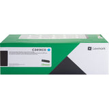 Lexmark Unison Original Extra High Yield Laser Toner Cartridge - Cyan - 1 Each — C341XC0