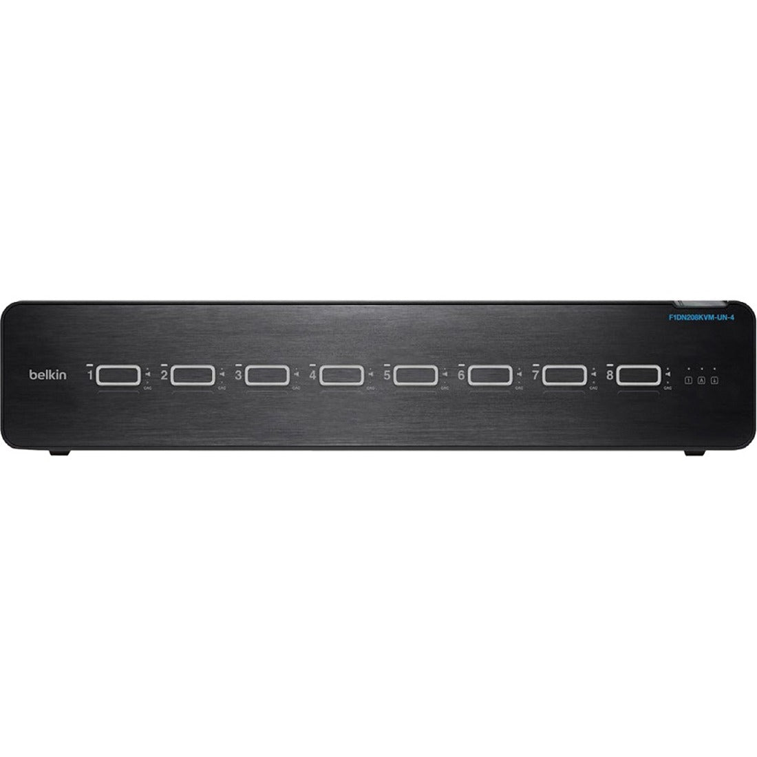 Belkin Universal 2nd Gen Secure KVM Switch, 8-Port Dual Head w/ CAC — F1DN208KVM-UN-4