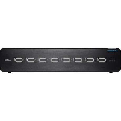 Belkin Universal 2nd Gen Secure KVM Switch, 8-Port Dual Head w/ CAC — F1DN208KVM-UN-4