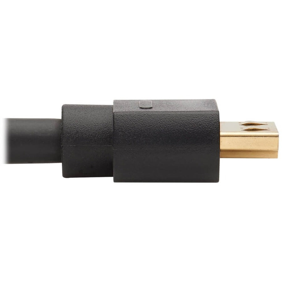 Eaton Tripp Lite Series DisplayPort 1.2 to HDMI Active Adapter Cable (M/M), 4K 60 Hz, HDR, Secure-Grip Plugs, Black, 10 ft. (3.1 m) — P582-010-4K6AE