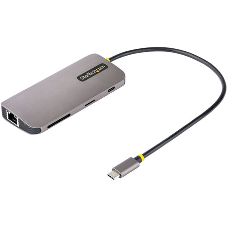StarTech.com USB C Multiport Adapter, 4K 60Hz HDMI HDR10 Video, 3 Port 5Gbps USB-A Hub, 100W PD Pass-Through, GbE, SD/MicroSD, Mini Dock — 115B-USBC-MULTIPORT