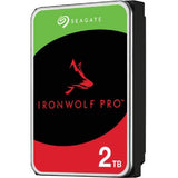 Seagate IronWolf Pro ST2000NT001 2 TB Hard Drive - 3.5" Internal - SATA (SATA/600) - Conventional Magnetic Recording (CMR) Method — ST2000NT001